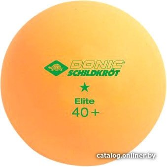 Мяч для настольного тенниса Donic-Schildkrot Elite 40+ (оранжевый, 1 звезда, 6 шт.)