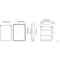  Axus Зеркало Glory 60x80 Стандарт