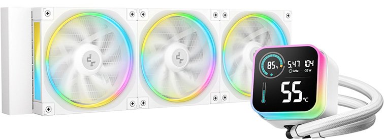 

Система жидкостного охлаждения для процессора DeepCool LQ360 WH R-LQ360-WHDSMC-G-1
