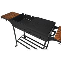 Мангал для дачи Progrill Манчестер Вуд XL (5 мм)