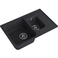 Кухонная мойка GranFest QUARZ Z-21K (черный)
