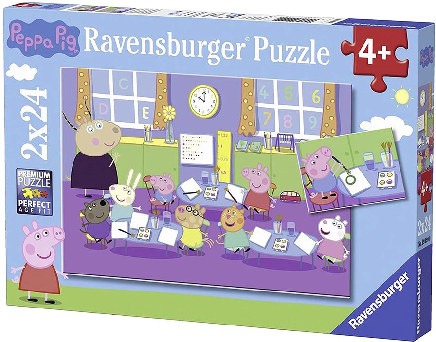 

Набор пазлов Ravensburger Свинка Пеппа в школе R09099 (48 эл)