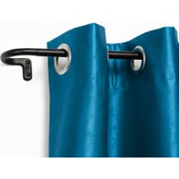 Карниз для штор UG Home Раздвижной U-образный 1КТ-122-213-Ч (черный, 1.22-2.13м) в Бобруйске