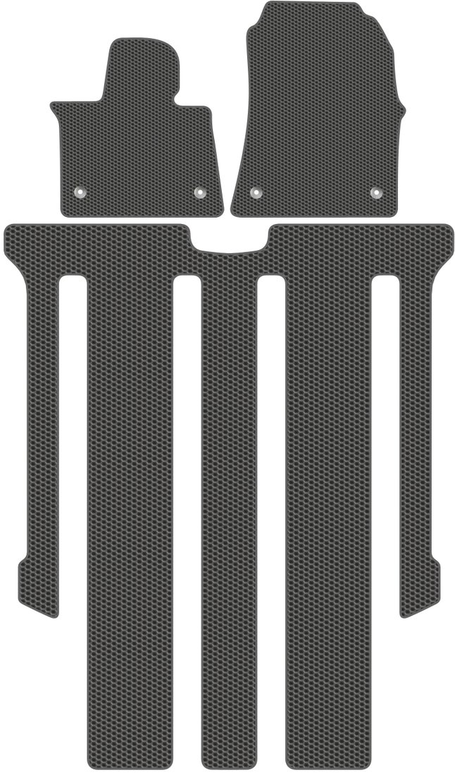 

Комплект ковриков для авто Alicosta Hongqi HQ9 I (минивэн / Минивэн) 2022 - Н.В. (серый)