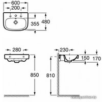 Умывальник Roca Debba 60 32799400Y