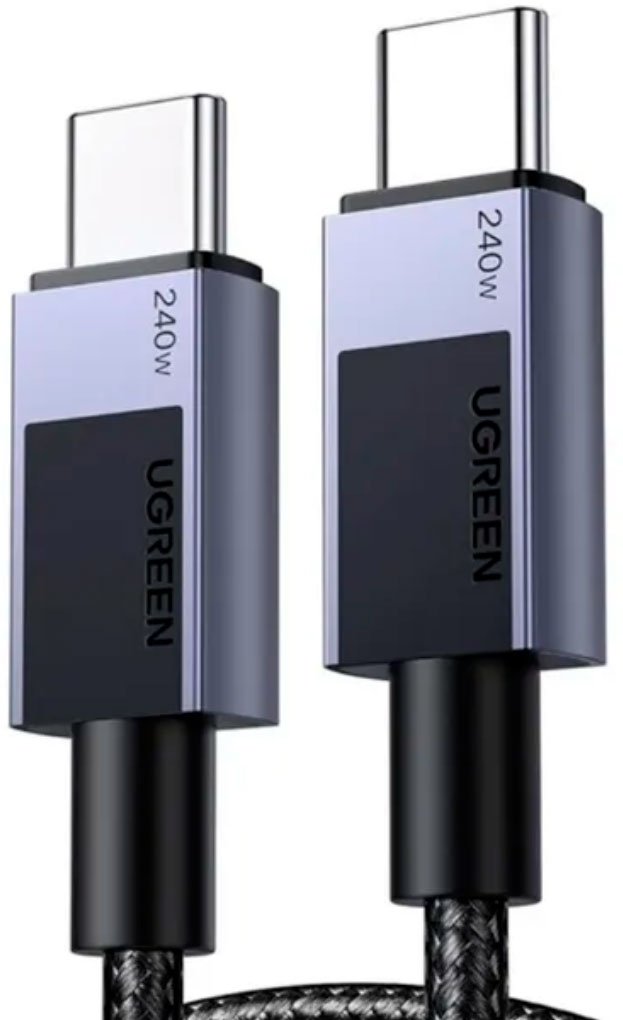 

Кабель Ugreen L513 45067 USB Type-C - USB Type-C (1 м, черный)
