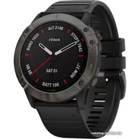 Умные часы Garmin Fenix 6X Sapphire (серый DLC/черный)