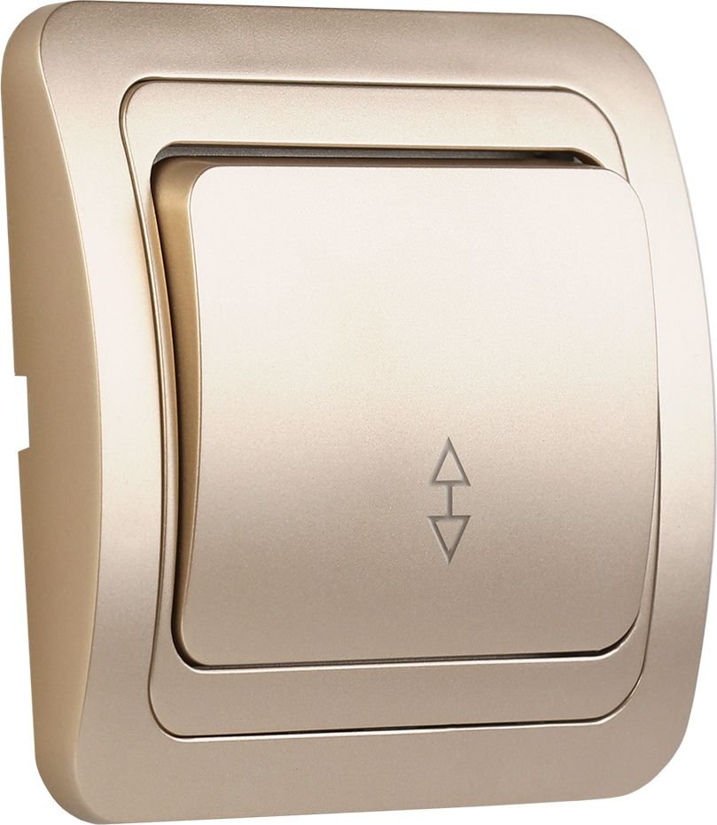 

Выключатель проходной Smart Buy SBE-02c-10-SW12-0-c (шампань)