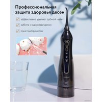 Ирригатор  Fairywill F5020E (черный, 7 насадок)