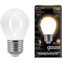 Светодиодная лампочка Gauss Filament Globe E27 5 Вт 2700 К 105202105
