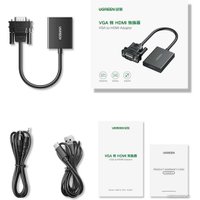 Адаптер Ugreen CM513 50945 HDMI/3.5 мм - VGA