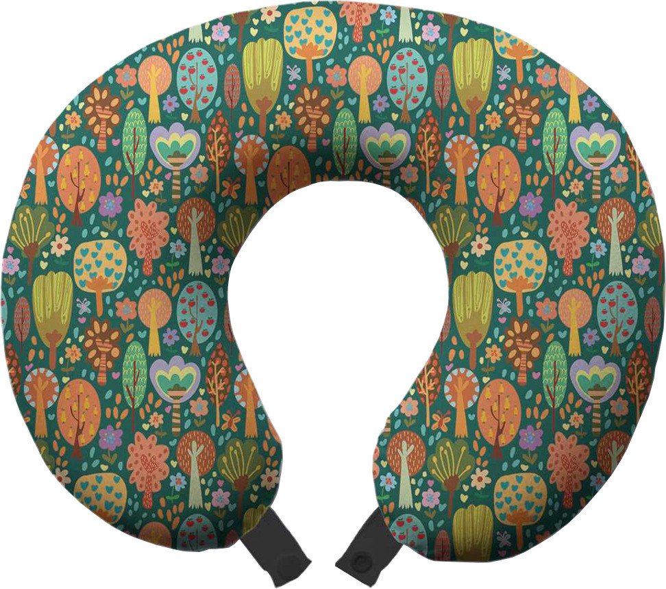 

Подушка для путешествий Ambesonne Наивные деревья trp-67352