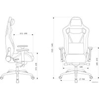 Игровое (геймерское) кресло Knight Titan (черный/красный)