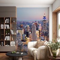 Фотообои ФабрикаФресок Вечерний Нью-Йорк. Вечерний Город 1122270 (200x270)