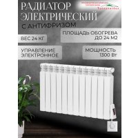 Электрорадиатор ТеплопитБел 1.3 кВт (12 секций)