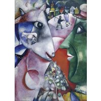 Картина Stamprint Я и деревня М. Шагал PT009 (70x50)