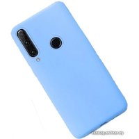 Чехол для телефона Case Matte для Huawei Y6p (голубой)