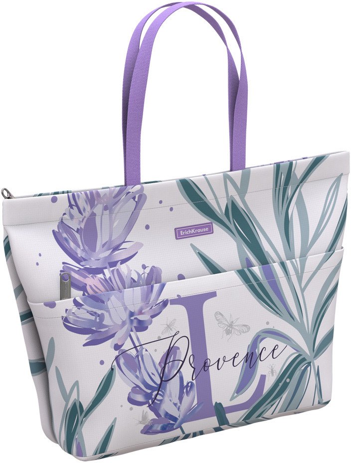 

Женская сумка Erich Krause 17L Lavender 58173 (белый/лаванда)