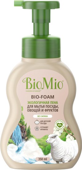 

Средство для мытья посуды BioMio без запаха 350 мл