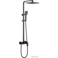 Душевая система  Abber Daheim AF8220B (черный матовый)