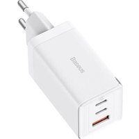 Сетевое зарядное Baseus GaN5 Pro Fast Charger 2C+U 65W (белый)