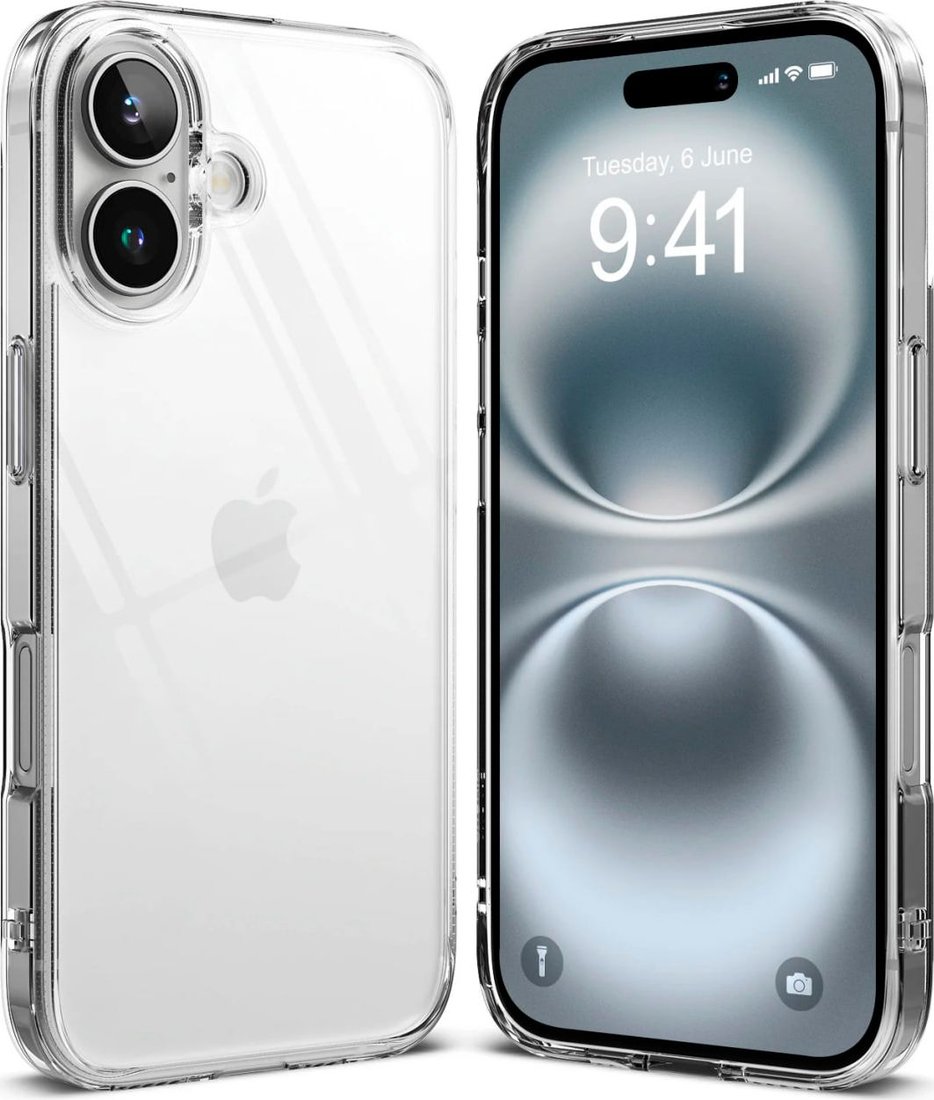 

Чехол для телефона Ringke Fusion для iPhone 16 Clear