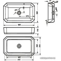 Умывальник Sanita Luxe Line 55 LINSLWB01