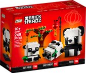 Brick Headz 40466 Панды на китайский Новый год