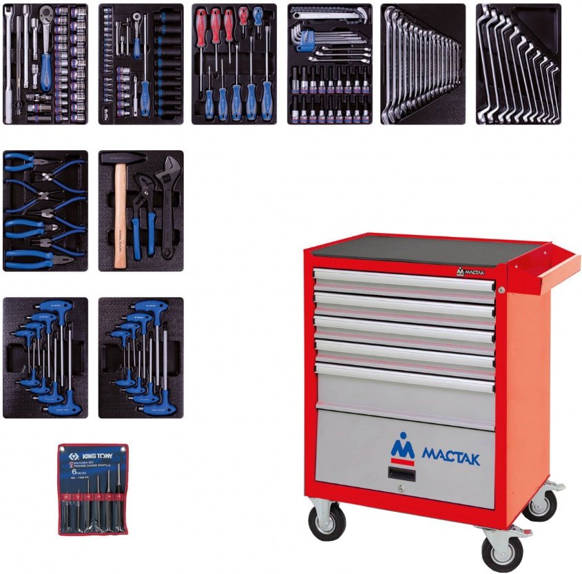 

Универсальный набор инструментов King Tony 932-000AMR (173 предмета)