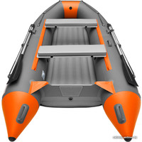 Моторно-гребная лодка Roger Boat Trofey 3100 (без киля, графит/оранжевый)
