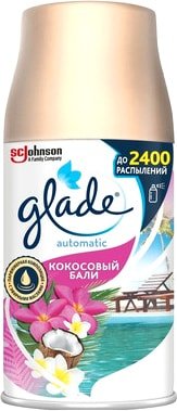 

Автоматический освежитель воздуха Glade Automatic Кокосовый Бали 269 мл