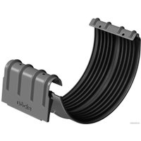 Кровля Docke Stal Premium Соединитель желобов D125 (графит 7024)