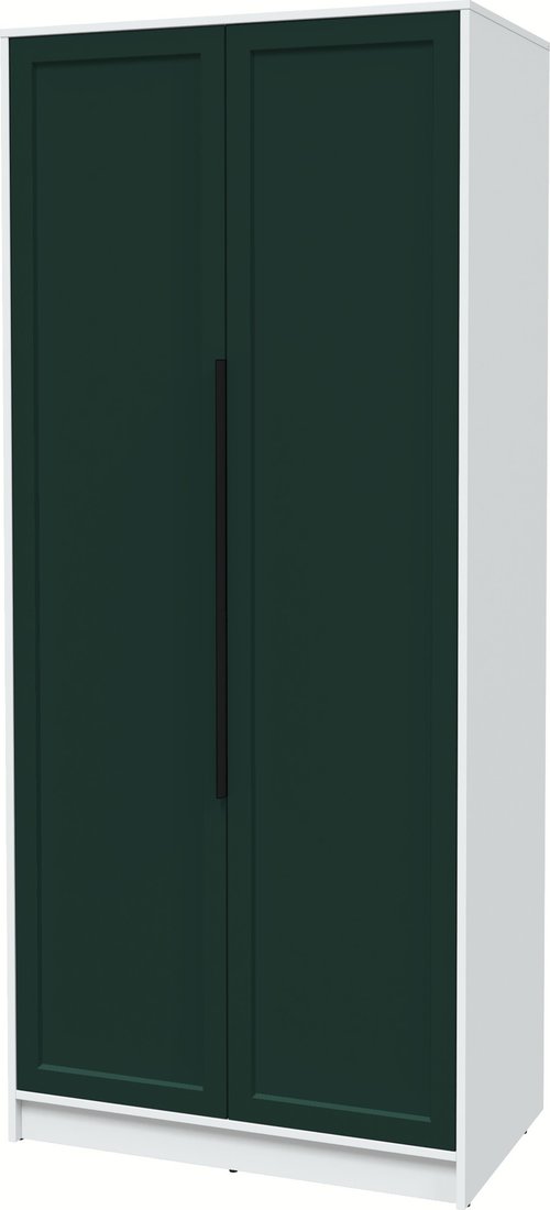 

Шкаф распашной Интерлиния Концепт Тренд КТ-Ш2 (белый платинум/изумруд)