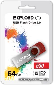Exployd 530 64GB (czerwony) [EX064GB530-R]