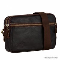 Сумка через плечо Poshete 196-1805-26-DBR (коричневый)