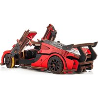 Сборная модель Eco-Wood-Art Гоночный автомобиль (красный)