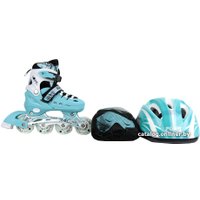 Роликовые коньки Fora LF-905BT-MI 35-38 (бирюзовый)