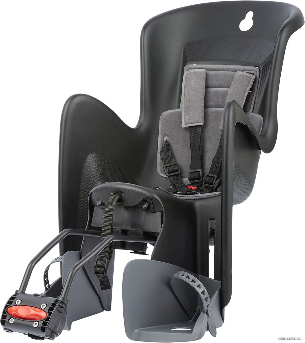 Детское велокресло Polisport Bilby Maxi RS (black/dark grey)