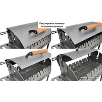 Мангал для дачи Progrill Чикаго (4 мм)