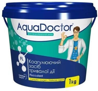 Химия для бассейна Aquadoctor Коагулирующее средство в гранулах FL 1кг