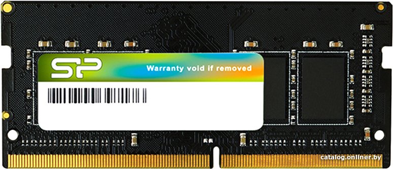 Оперативная память Silicon-Power 16ГБ DDR4 SODIMM 2666 МГц SP016GBSFU266X02