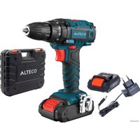 Дрель-шуруповерт Alteco CD 2110 Li X2 30209 (с 2-мя АКБ, кейс)