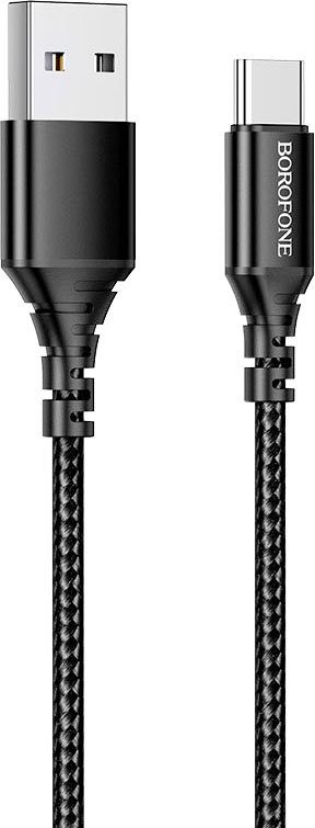 

Кабель Borofone BX54 USB Type-A - USB Type-C (1 м, черный)