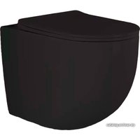 Унитаз приставной Gid TRS-269Bm (черный матовый)