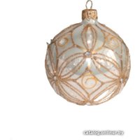 Елочная игрушка Орбитал Шар Д-276 200-058-3 (8см, белый)