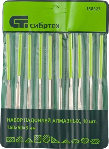 

Набор напильников СибрТех 158327 (10 предметов)
