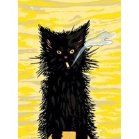 Картина по номерам PaintLine Кот с сигаретой PL-00271