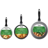 Набор сковород Elan Gallery Гармония вкуса 120137+3 (черный мрамор)