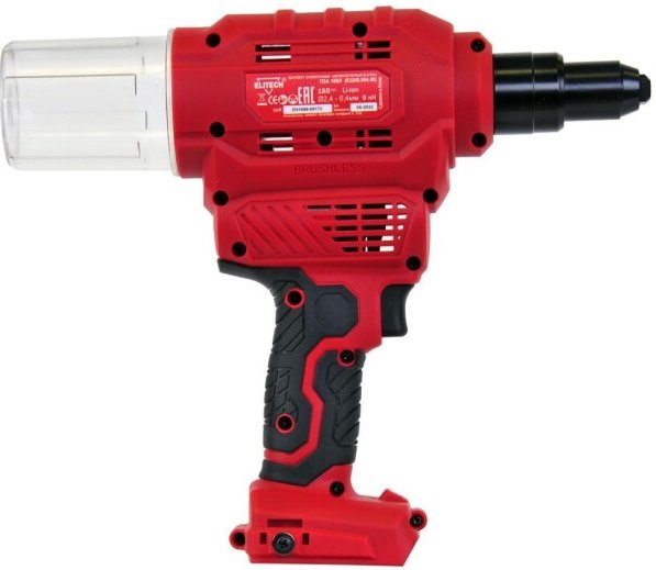 

Заклепочник ELITECH ПЗА 18БЛ 198044 (без АКБ)