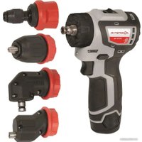 Дрель-шуруповерт Интерскол КомбиМАКС ДА-10/12В 36 687.2.2.78 (с 2-мя АКБ, сумка, набор патронов)